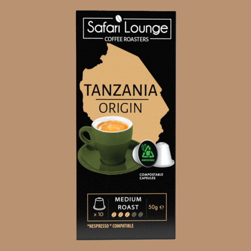 Tanzanian Compostable Coffee Capsules - Medium Roast (10 Capsules)